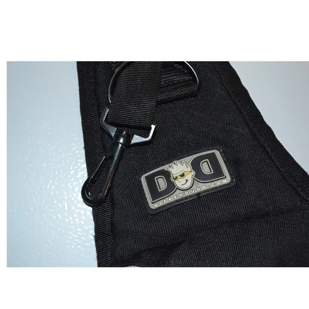 Diaper Dude Ergonomic Across the Chest Messenger Diaper Bag Skull & Bones